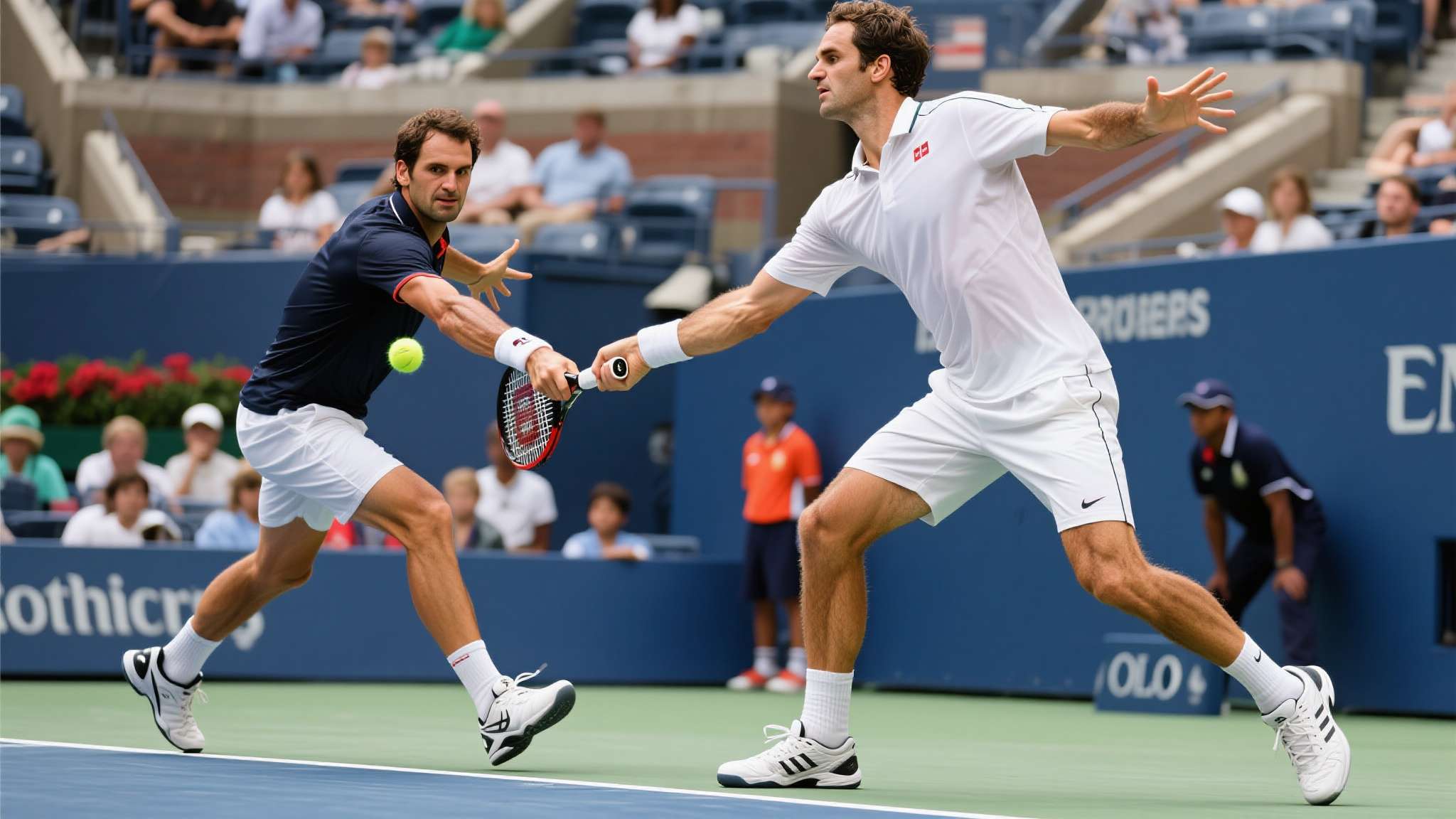 费德勒对阵罗迪克,一场经典对决在Tennis brothers上演 费德勒对阵罗迪克,一场经典对决在Tennis brothers上演